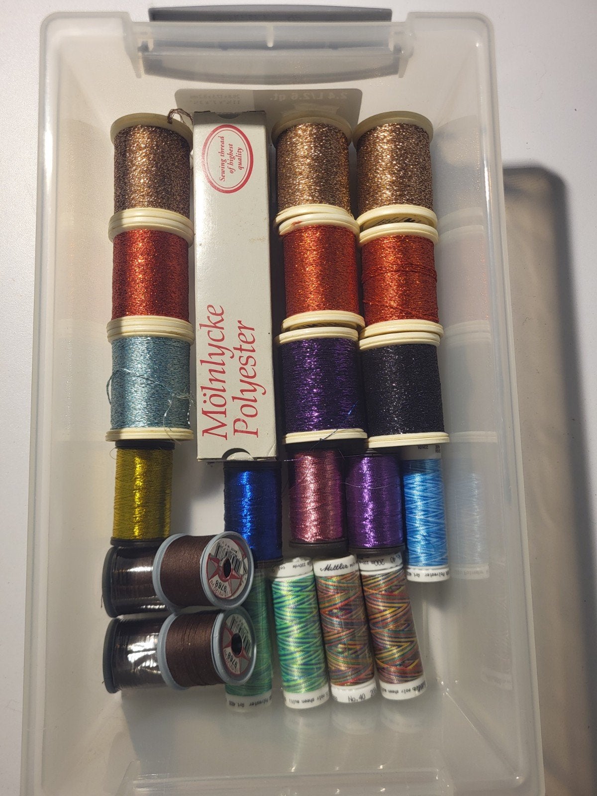 diverse Overlock garen 22 stuks, Hobby en Vrije tijd, Ophalen of Verzenden, Kraal