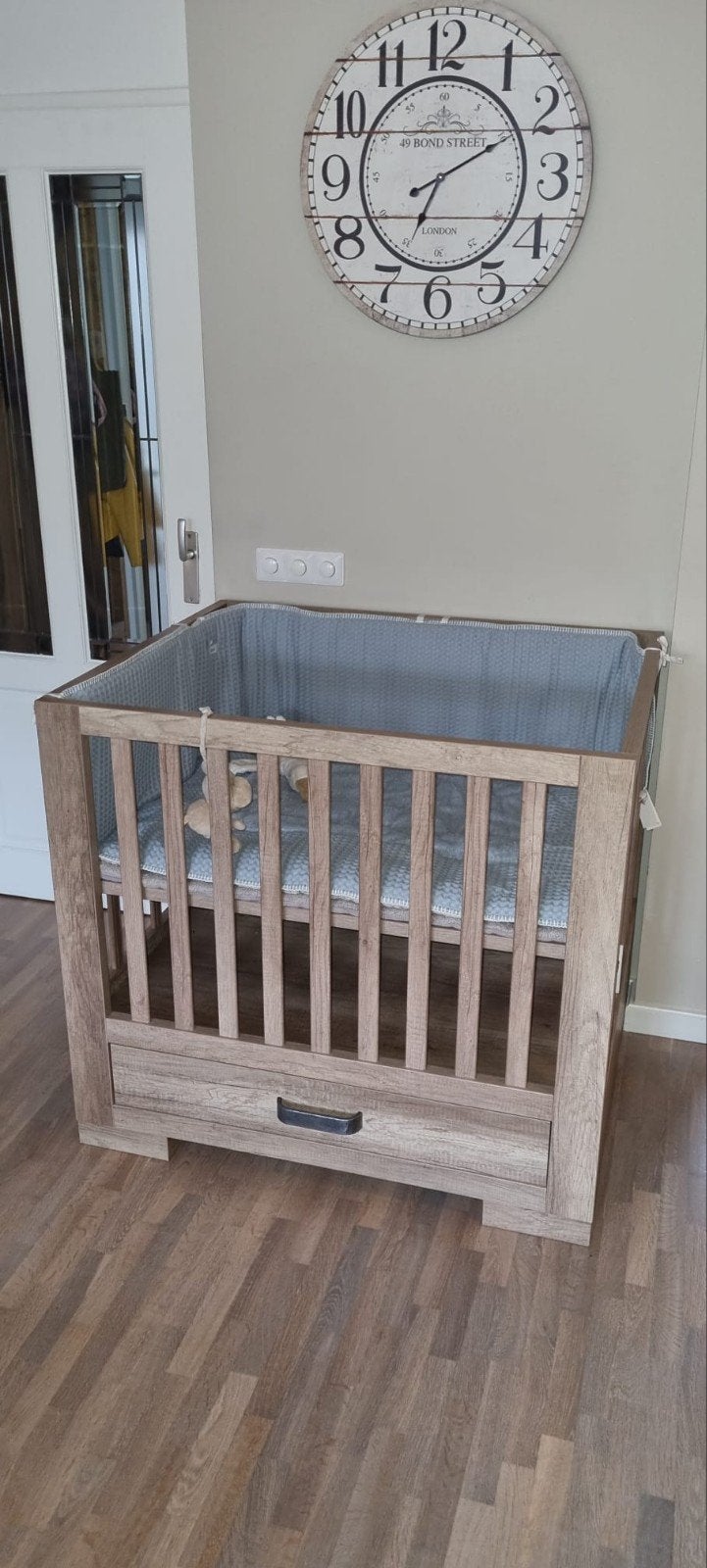 Kidsmill Brent box met lade Oldwood, Ophalen, Gebruikt, Vierkant, In hoogte verstelbaar