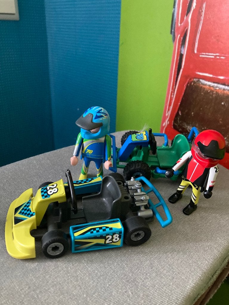 Playmobil karters, Kinderen en Baby's, Speelgoed | Playmobil, Ophalen of Verzenden, Gebruikt