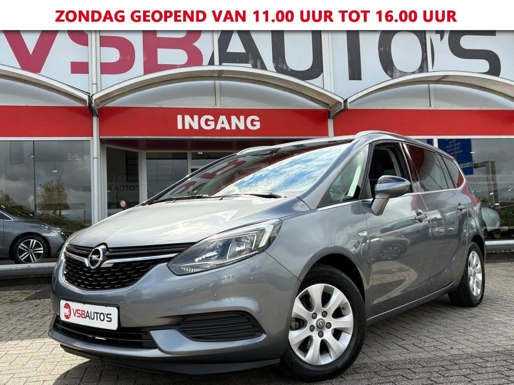 Opel ZAFIRA 1.4 TURBO ONLINE EDITION 7PERS. TREKHAAK NAVI CA, Auto's, 15 km/l, Gebruikt, 4 cilinders, Met garantie (alle)