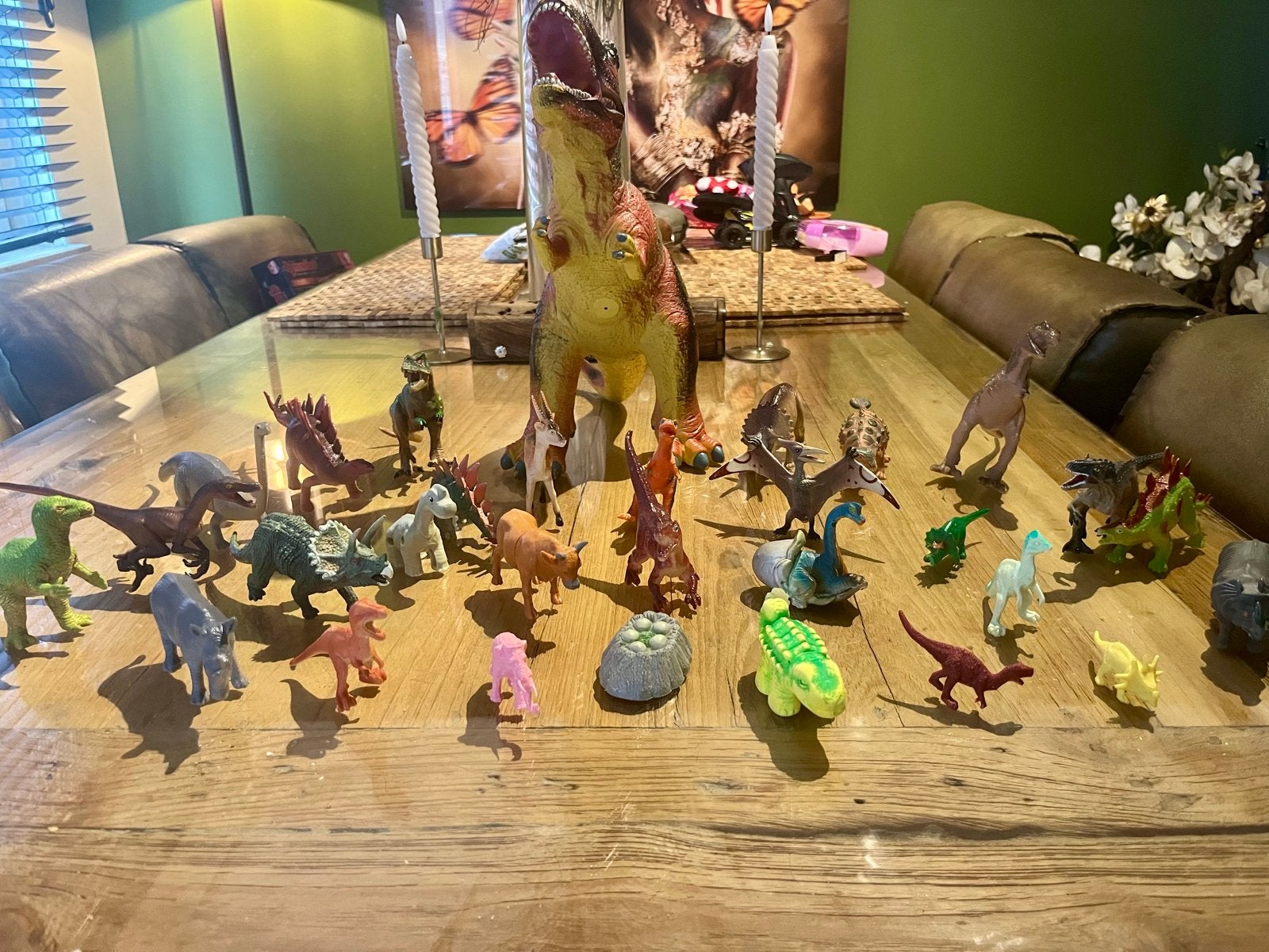 Grote verzameling dinosaurussen en andere dieren, Ophalen of Verzenden, Gebruikt, Jongen of Meisje
