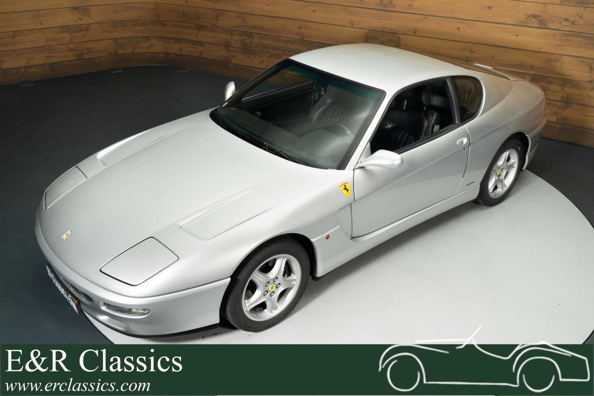 Ferrari 456 GTA Coupe | 1998, Auto's, Oldtimers, Zwart, 4 stoelen, Leder, Bedrijf