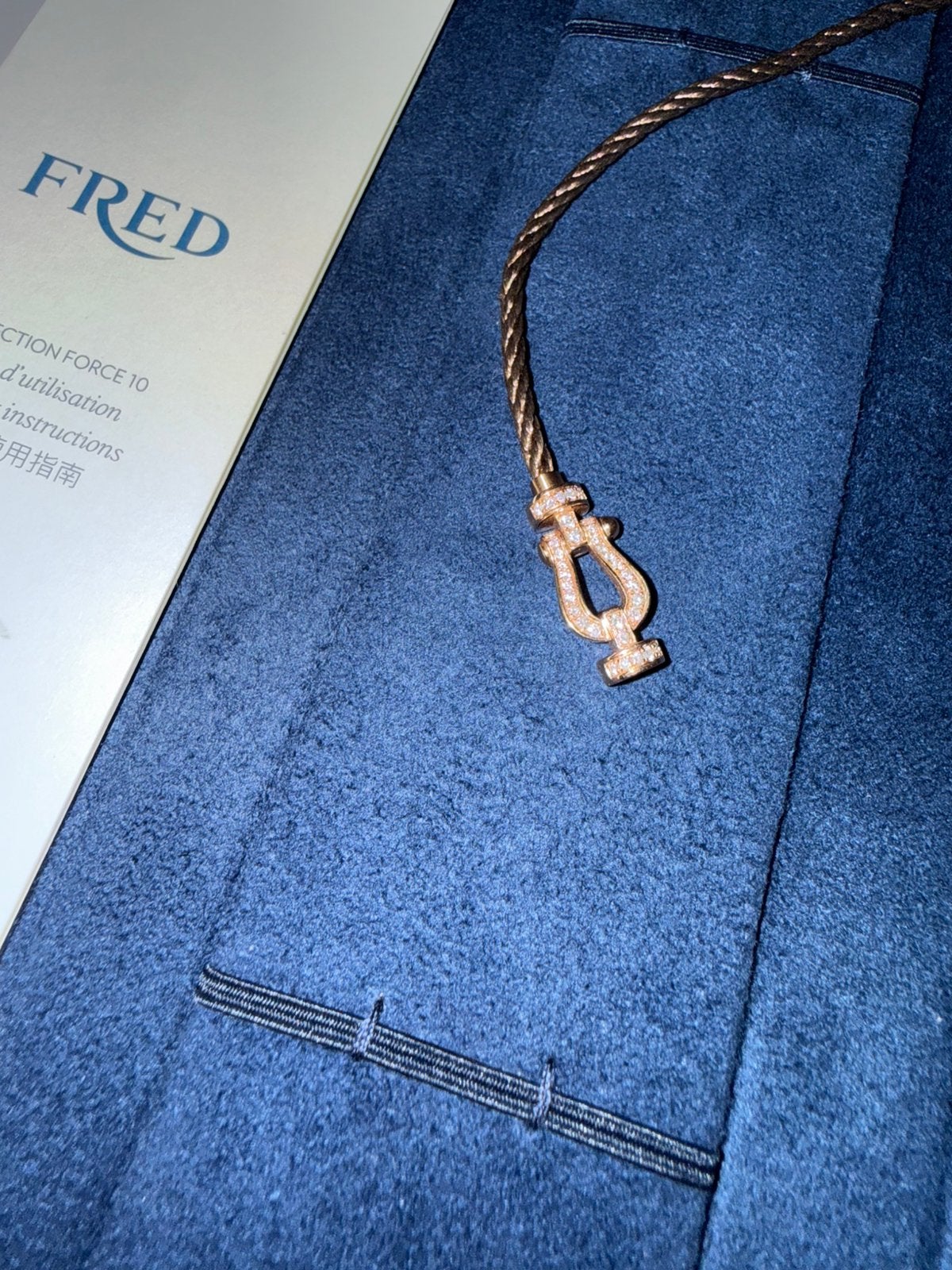 Fred Force 10 Rose Full Diamond, Ophalen of Verzenden, Zo goed als nieuw, Goud