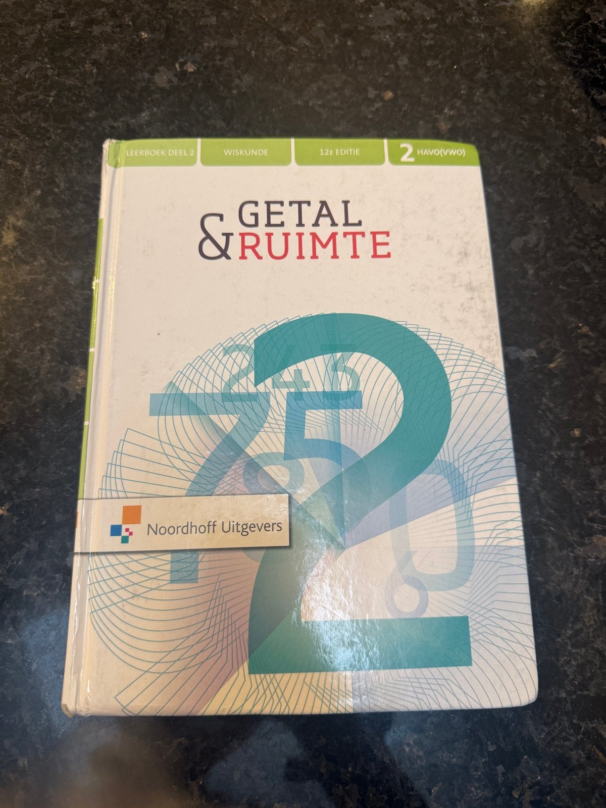 Getal & Ruimte Wiskunde 2 HAVO/VWO Leerboek Deel 2, Ophalen of Verzenden, Beta, Gelezen, MBO