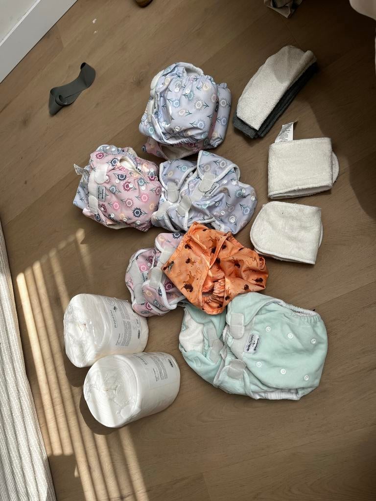 Luierpakket: Ququ Diapers, Little Lamb, Popolini accessoires, Ophalen, Zo goed als nieuw