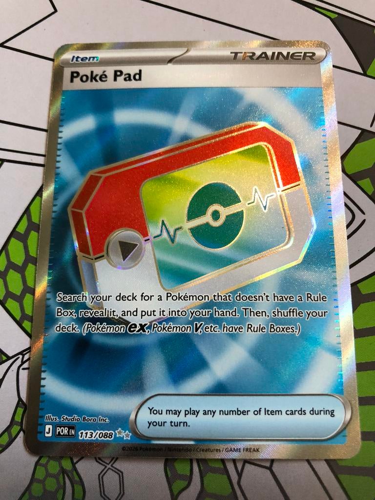 Poke Pad 113/088 Me03: Perfect Order Holo, Ophalen of Verzenden, Nieuw