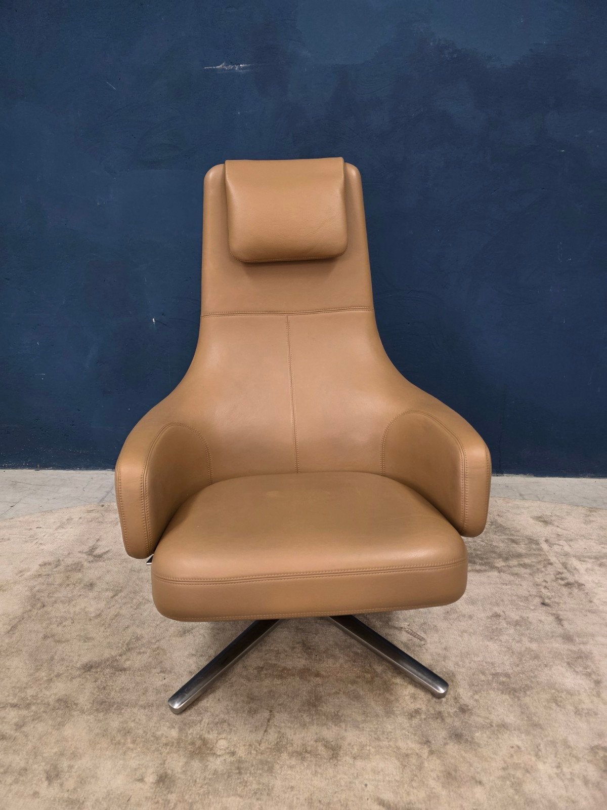 Vitra Repos lounge chair Antonio Citterio fauteuil showmodel, Ophalen of Verzenden, Leer