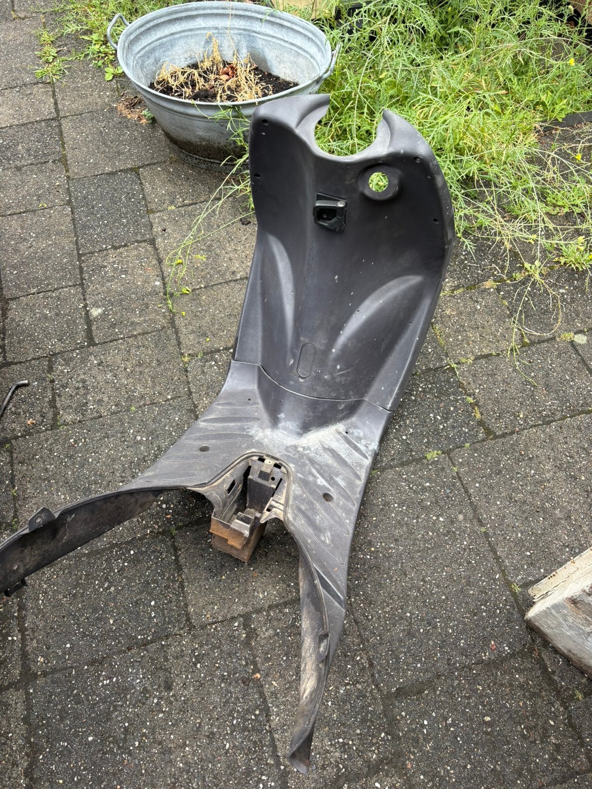 Kappen voor de Peugeot vivacity, Ophalen