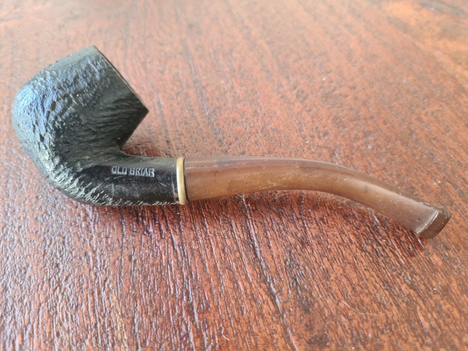 Vintage 'Old Briar' tabakspijp, Ophalen of Verzenden, Gebruikt, (Water)pijp