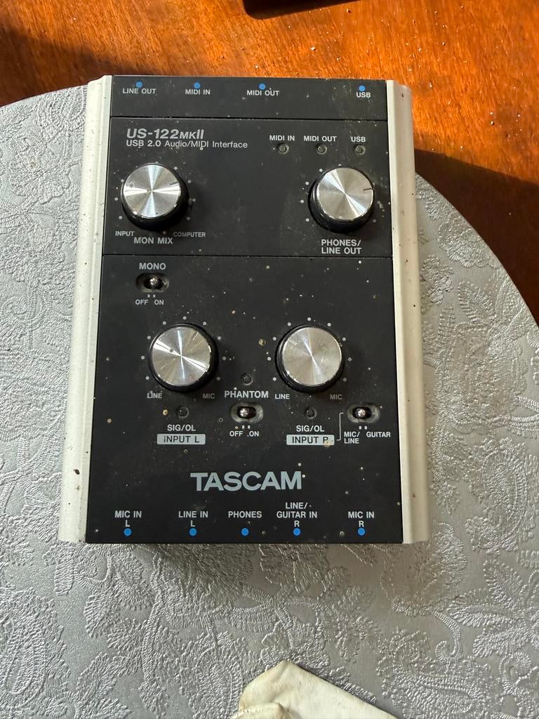 Tascam US-122mkII USB Audio/MIDI Interface, Ophalen, Gebruikt