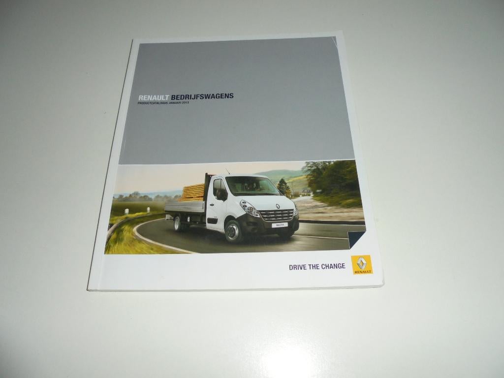 brochure Renault bedrijfswagens  2013, Ophalen of Verzenden, Zo goed als nieuw, Renault