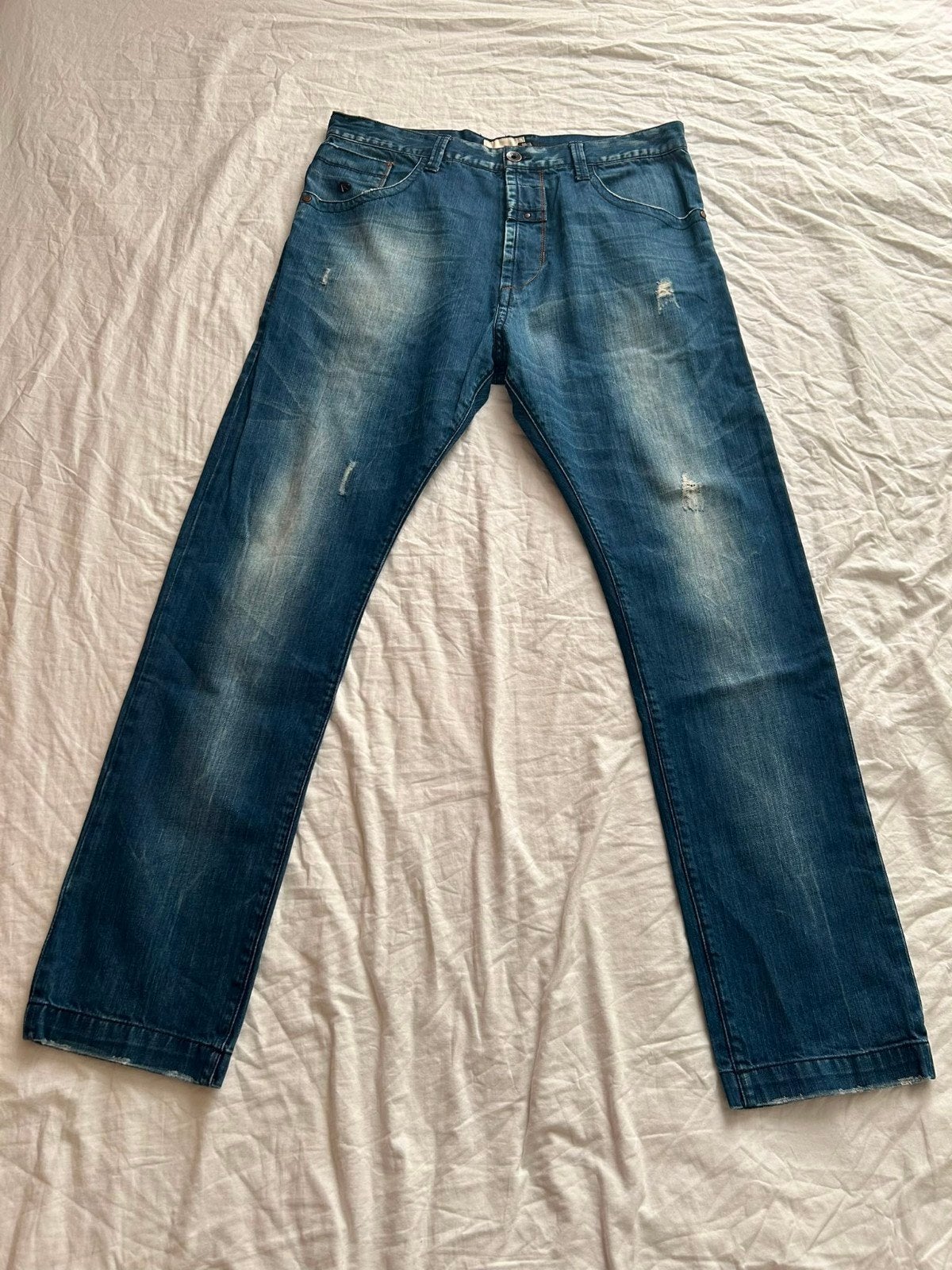 Energie Baggy Morris Jeans W34, Energie, Blauw, Ophalen of Verzenden, W33 - W34 (confectie 48/50)