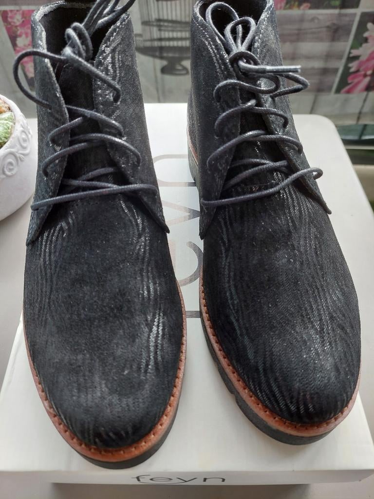 Nieuwe zwarte schoenen van Feyn in mt.37, Kleding | Dames, Schoenen, Ophalen of Verzenden, Nieuw, Zwart
