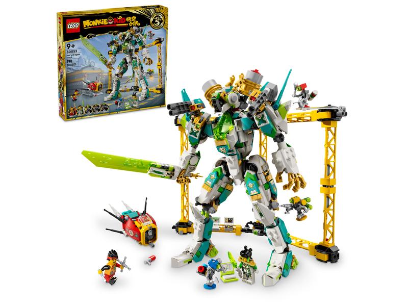80053 LEGO Monkie Kid: Mei's drakenmecha -Nieuw in doos!!, Ophalen of Verzenden, Nieuw, Complete set, Lego