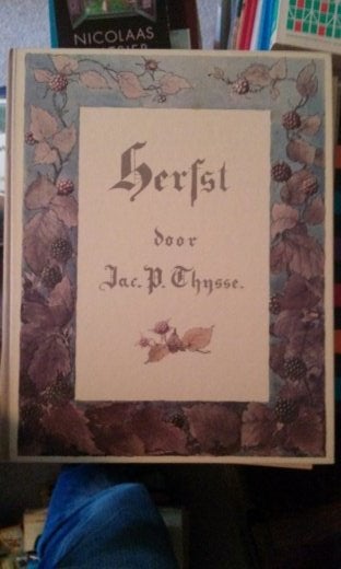 Boek - 109 - Herfst - Jac.P. Thijsse, Boeken, Ophalen of Verzenden, Zo goed als nieuw
