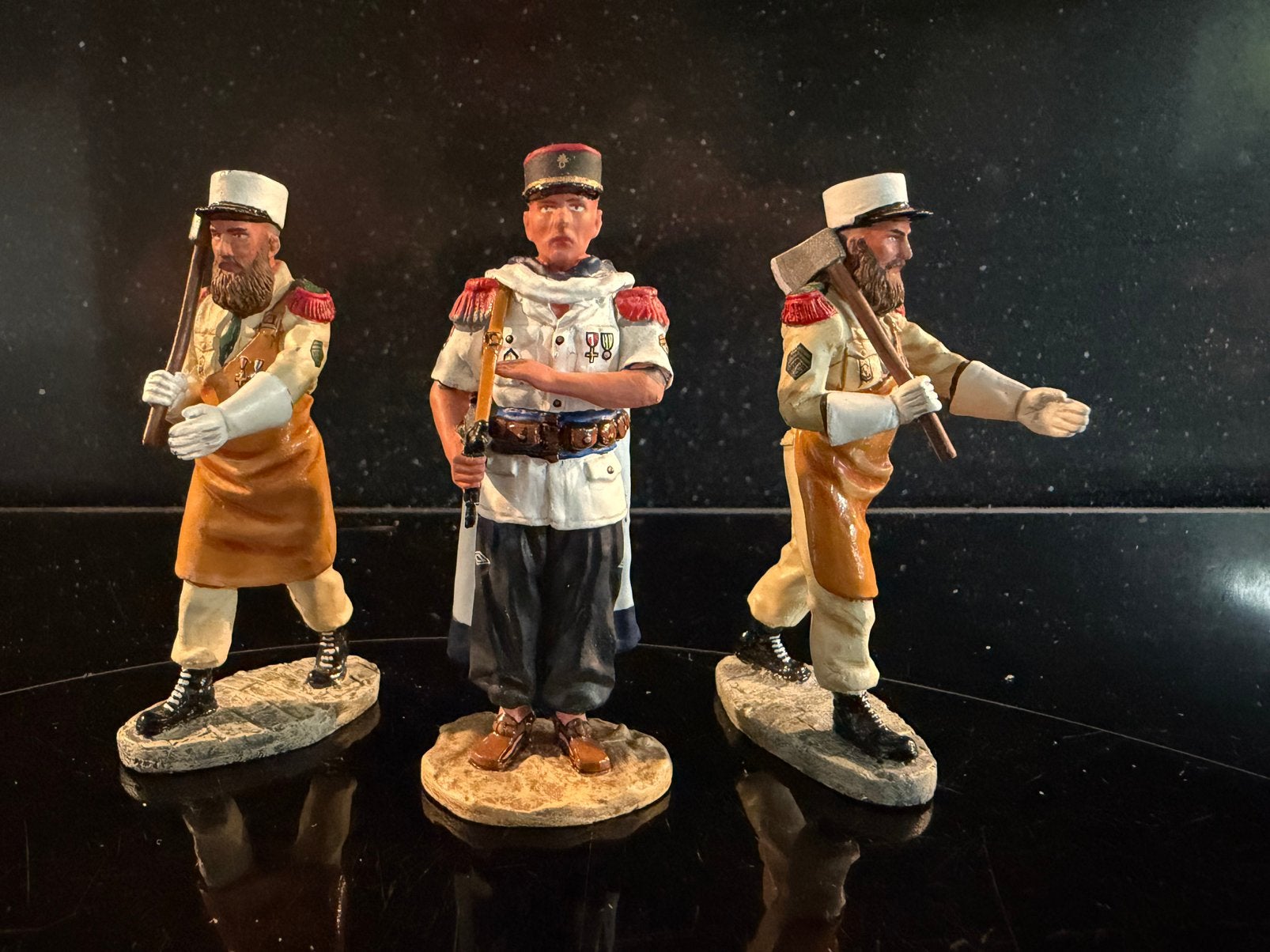 Franse soldaten miniatuur, Ophalen of Verzenden, 1:35 tot 1:50