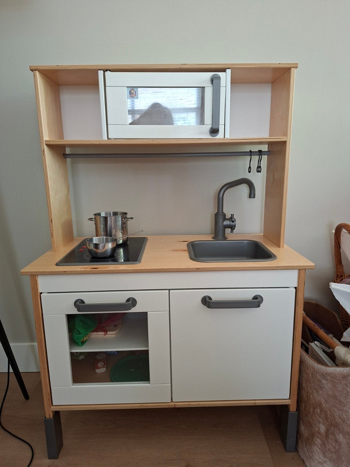 IKEA Duktig kinderkeuken met magnetron en accessoires, Ophalen