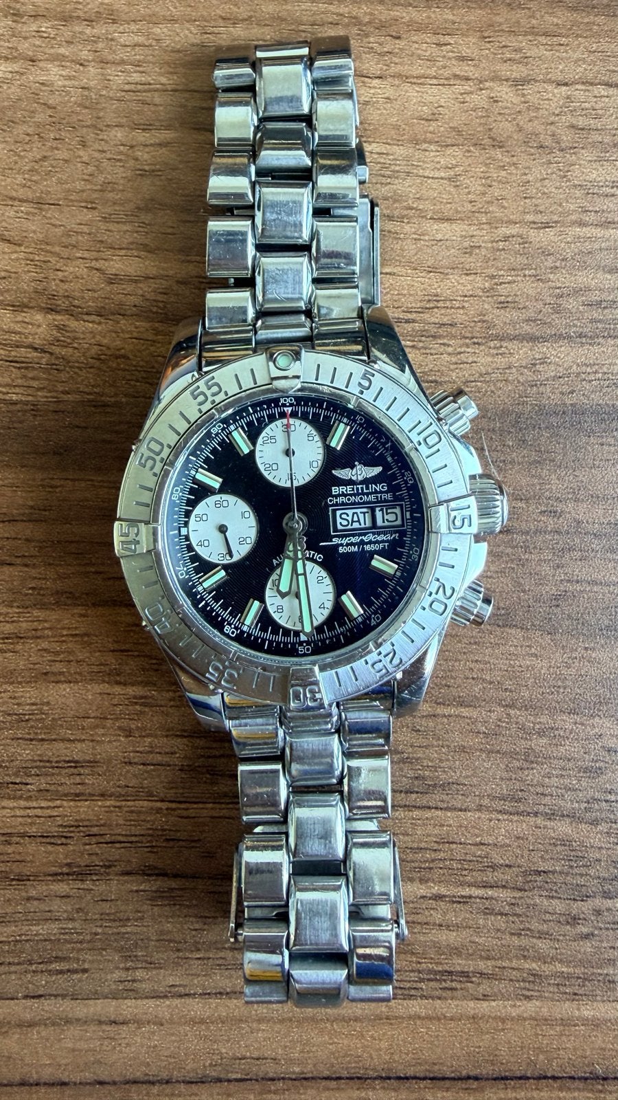 Breitling Chrono Superocean 2006, Staal, Gebruikt, Staal, Breitling