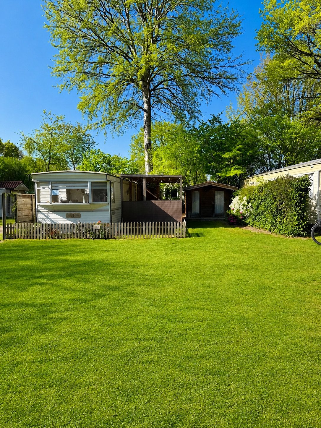 🏡Stacaravan met veranda en schuurtje-Mooi Oavelt in Havelte, Tot en met 4