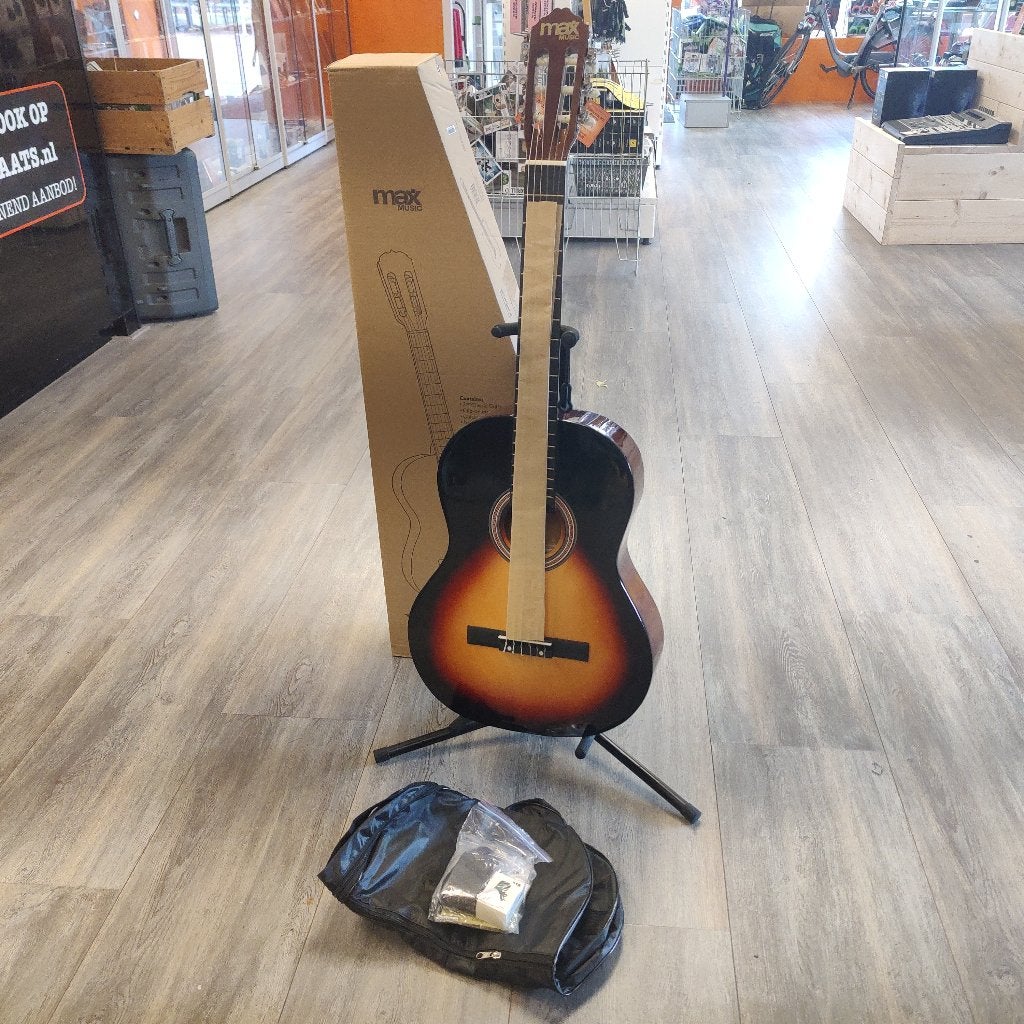 SoloArt Klassieke Gitaar Sunburst NIEUW in doos, Muziek en Instrumenten, Behuizingen en Koffers, Ophalen, Nieuw, X, X