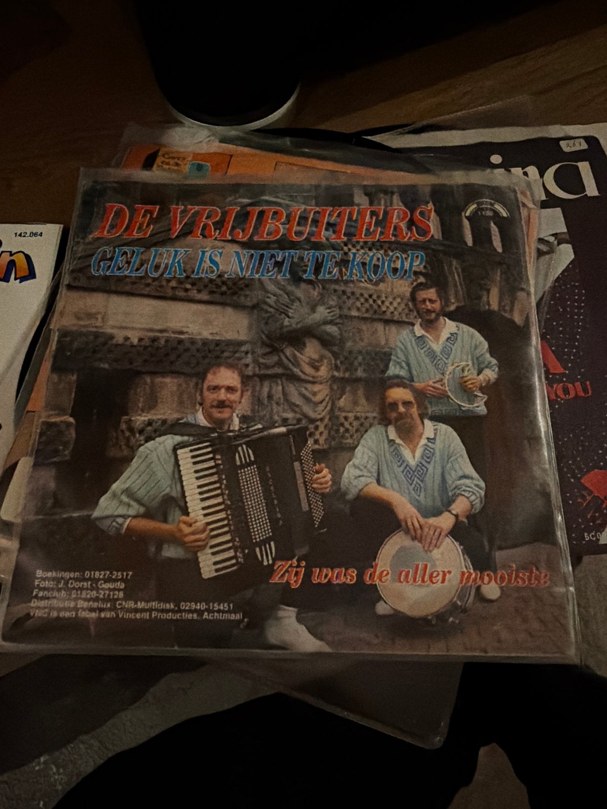De Vrijbuiters - Geluk is niet te koop / Zij was de allermoo, Cd's en Dvd's, Gebruikt, 7 inch, Ophalen of Verzenden, EP