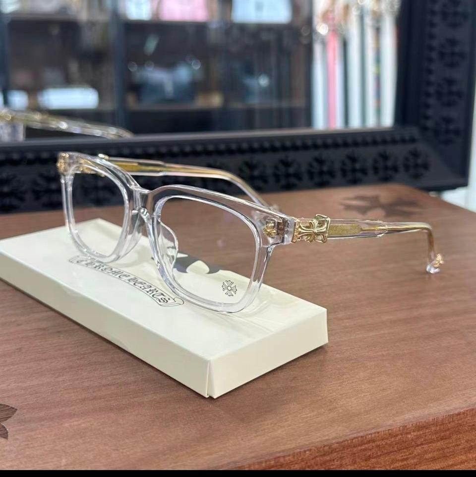 Chrome Hearts Bril - Transparant met Gouden Details, Sieraden, Tassen en Uiterlijk, Zonnebrillen en Brillen | Dames, Overige merken