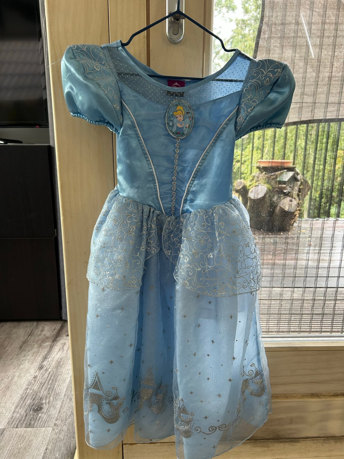 Disney Assepoester verkleedjurk, maat 98-104 (3-4 jaar), Kinderen en Baby's, Carnavalskleding en Verkleedspullen, Ophalen of Verzenden