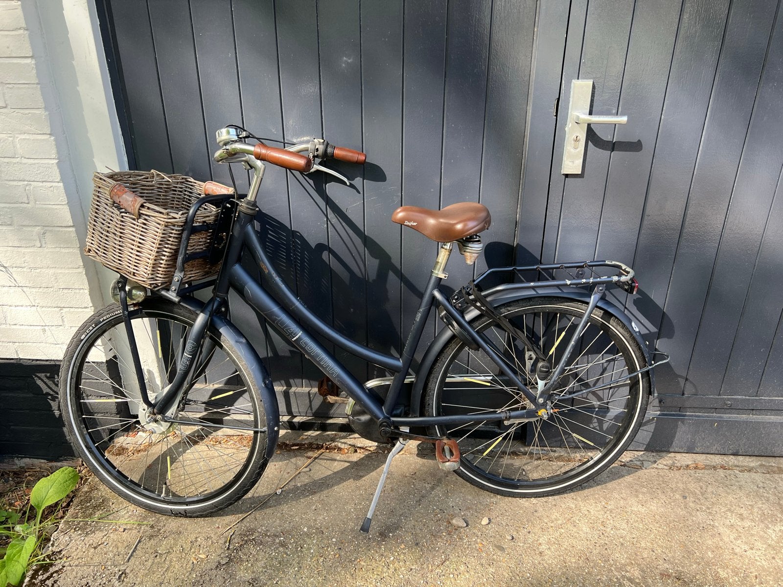 Cortina fiets met mand en versnellingen, Fietsen en Brommers, Fietsen | Meisjes, Ophalen, Gebruikt, 26 inch of meer, Versnellingen