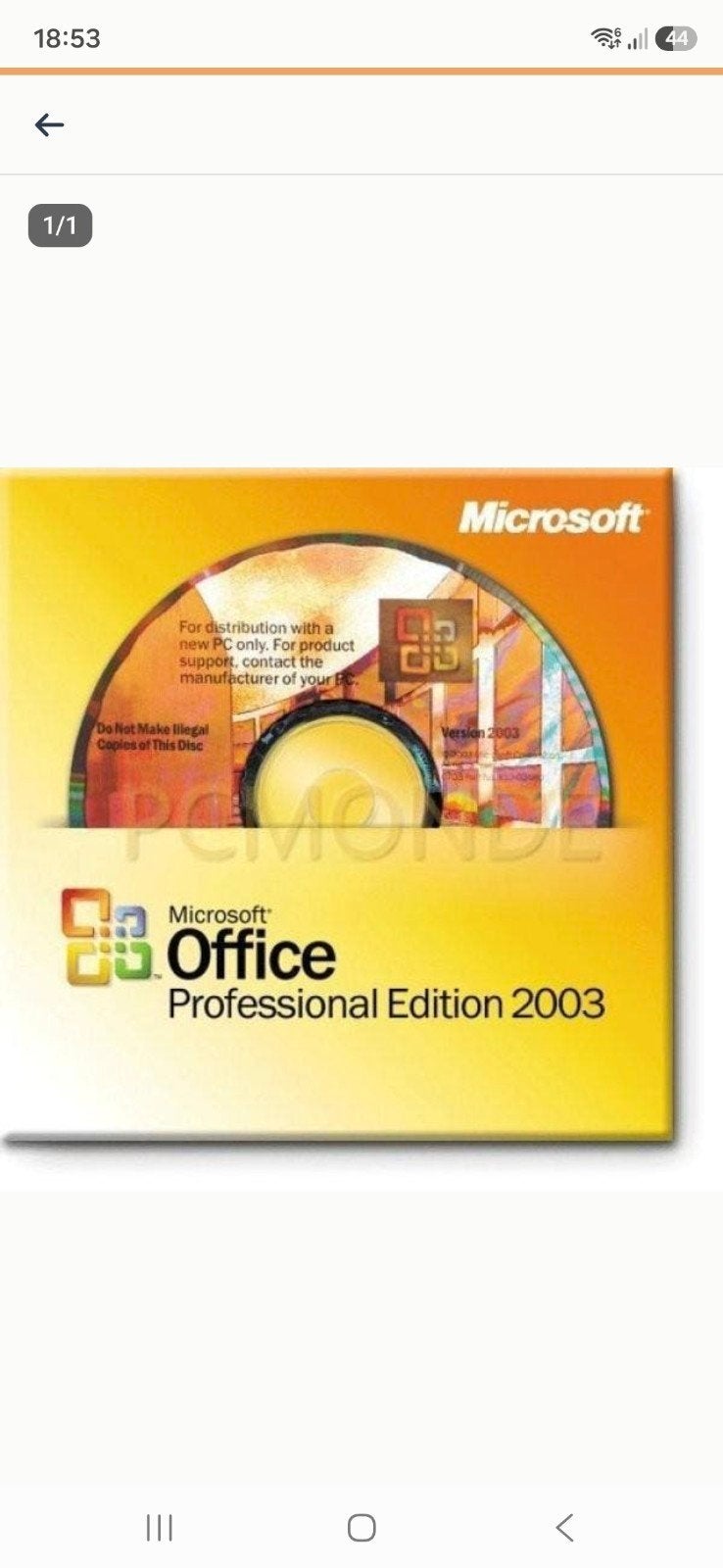 Microsoft office 2003, Boeken, Informatica en Computer, Gelezen, Software, Ophalen of Verzenden