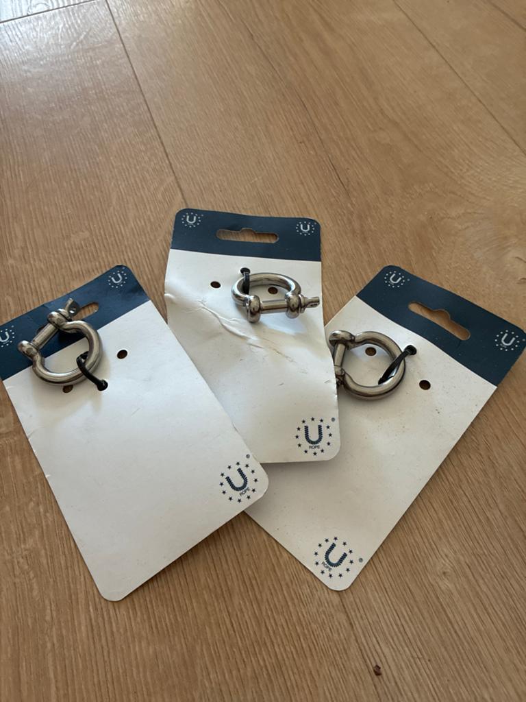 3x U-Rope Harpsluiting RVS AISI 316 - 1299kg breeksterkte, Ophalen of Verzenden, Nieuw, Overige typen