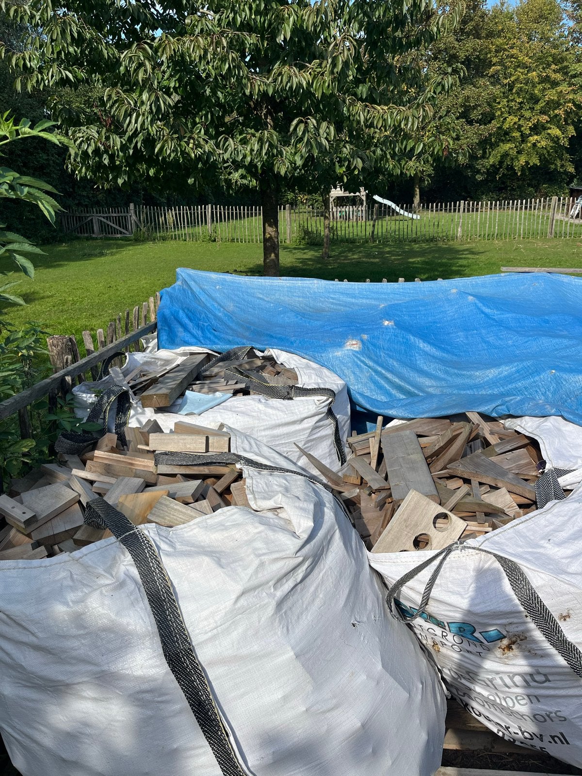 Brandhout - Diverse Houtsoorten in Big Bags, Tuin en Terras, 3 tot 6 m³, Ophalen, Overige houtsoorten, Blokken
