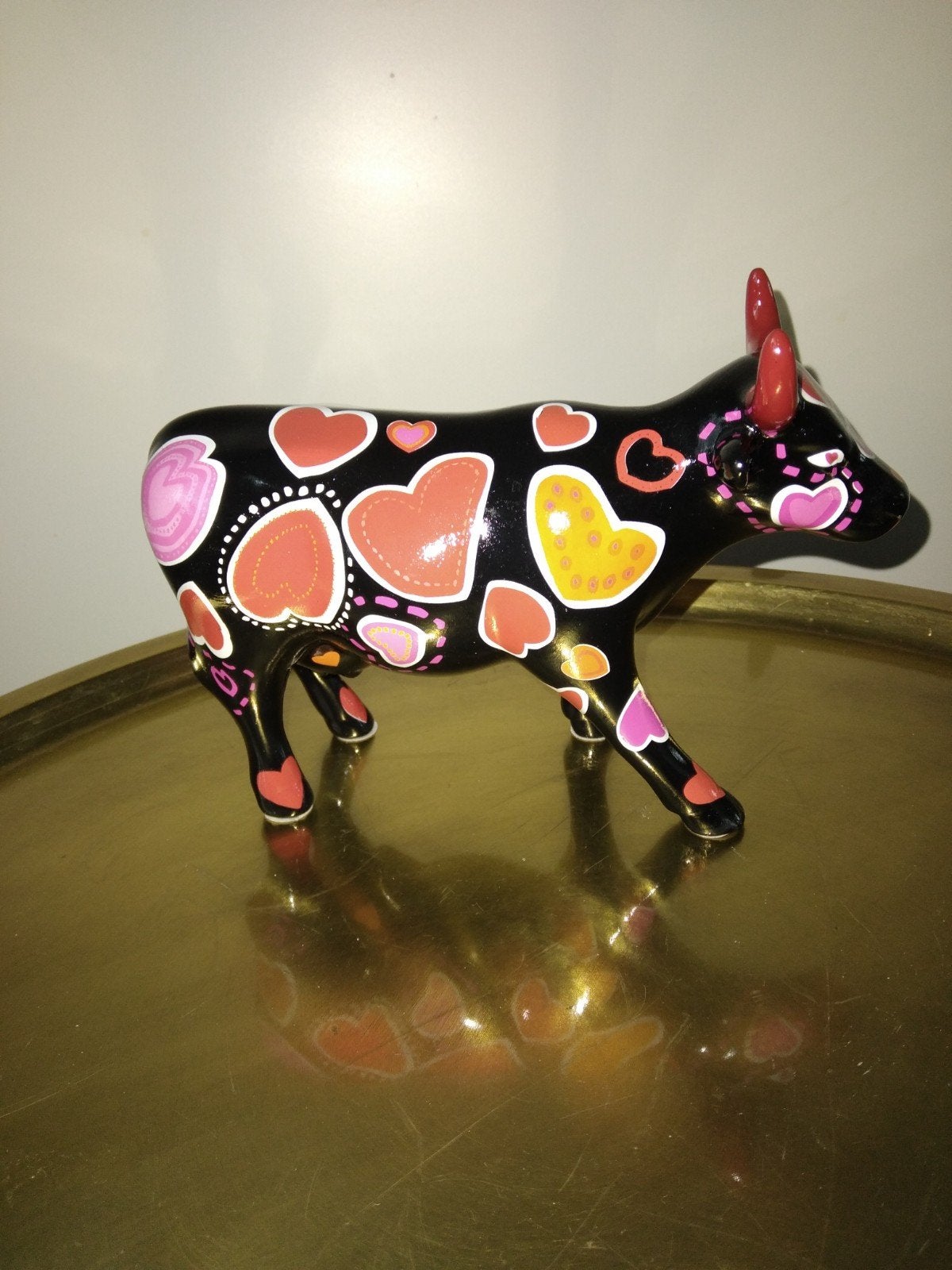 Cow Parade Koe "Coo-Ween of Hearts" MEDIUM (NIEUW), Ophalen of Verzenden, Nieuw, Dier