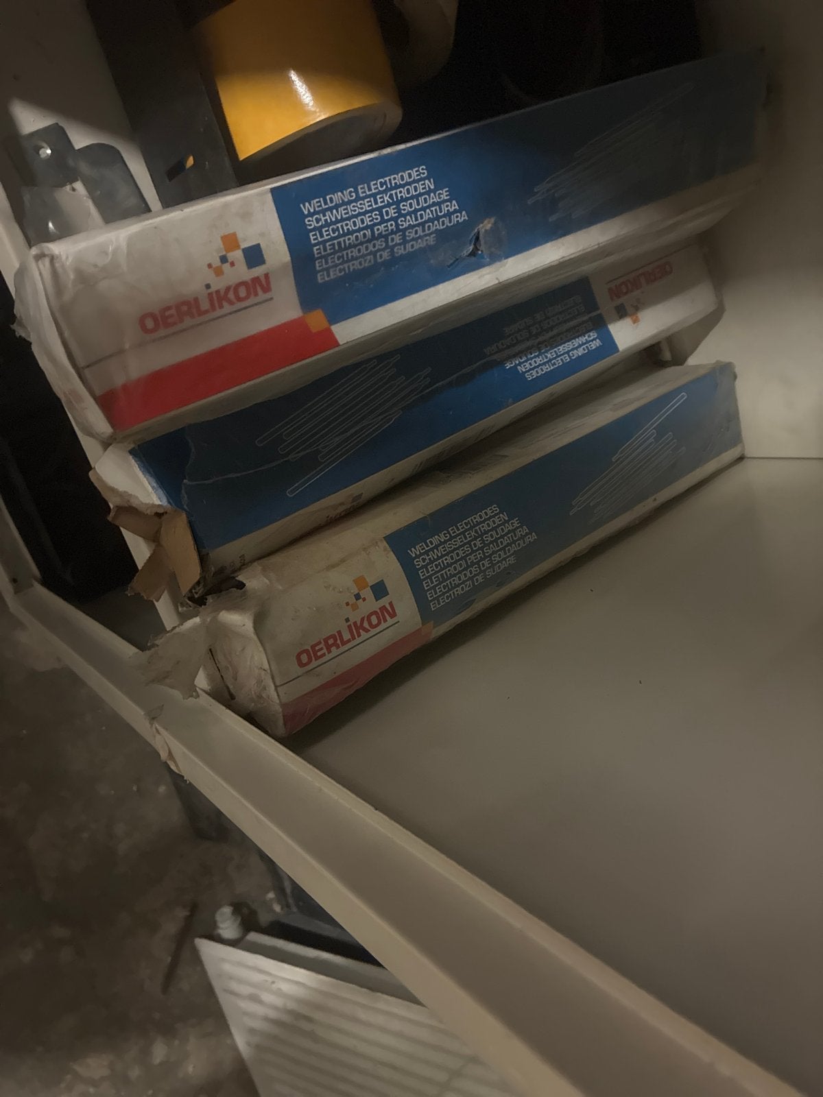 375 Oerlikon SPEZIAL las Elektroden - Nieuw in doos, Ophalen of Verzenden, Nieuw, 150 tot 250 ampère, Elektroden