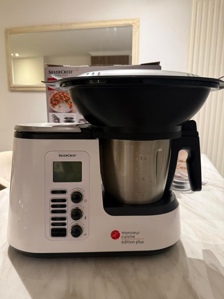 Keukenmachine silvercrest Monsieur cuisine edition plus, Ophalen, 3 snelheden of meer, Zo goed als nieuw, 2 tot 3 liter