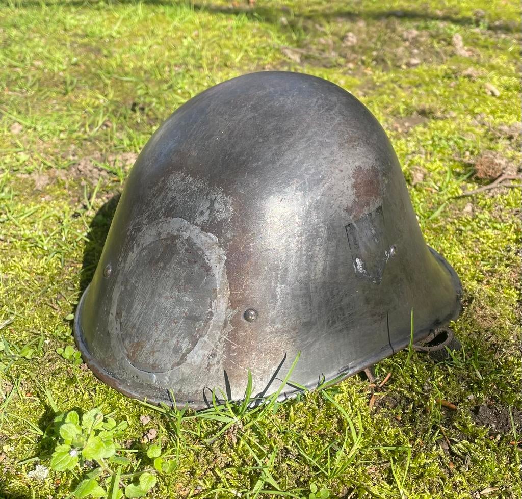 Originele Nederlands helm M27 voor 1940, Verzamelen, Militaria | Tweede Wereldoorlog, Ophalen of Verzenden, Nederland, Helm of Baret