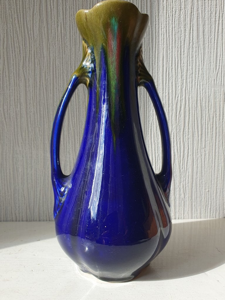 Antieke Art Nouveau Vaas – Orchies France (ca. 1920) – 27 cm, Antiek en Kunst, Ophalen of Verzenden