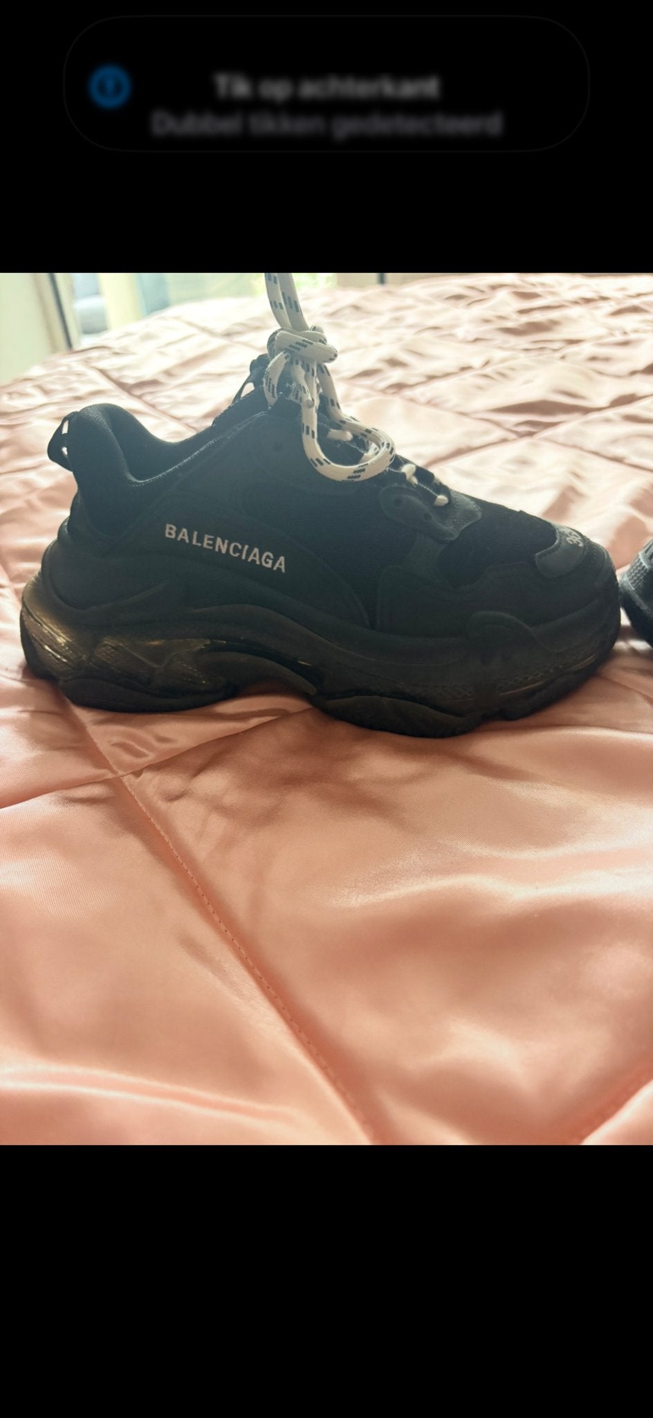 Balenciaga Triple S Sneakers Zwart Maat 36, Kleding | Dames, Ophalen of Verzenden, Gedragen, Zwart, Sneakers of Gympen