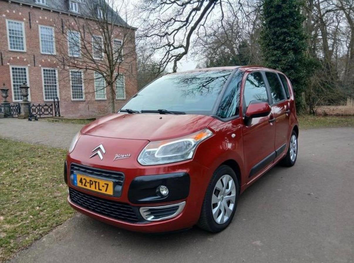 Citroën C3 picasso 1.4 16 v 2011 airco navi nieuwe apk, Auto's, Euro 5, Zwart, Particulier, Dealer onderhouden