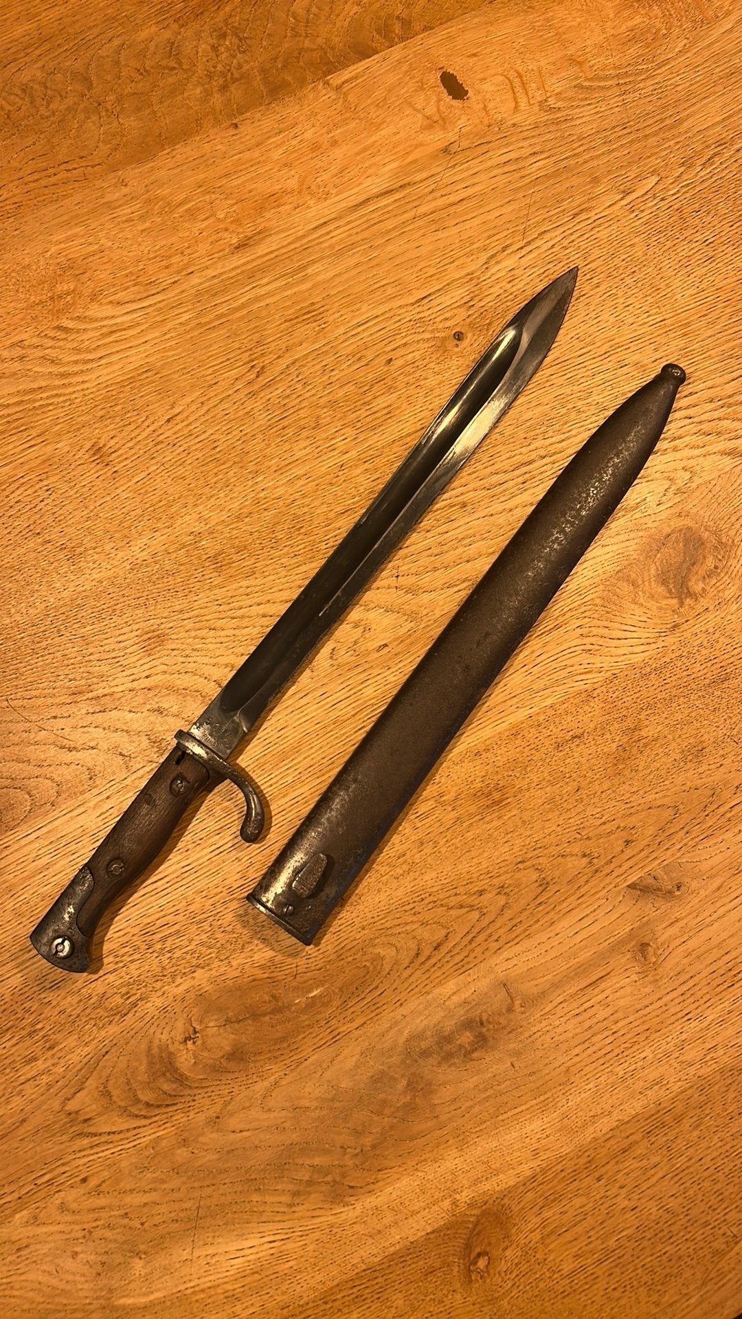 Brute Duitse Butcher bajonet (DE2604), Verzenden, Landmacht, Duitsland, Mes of Dolk