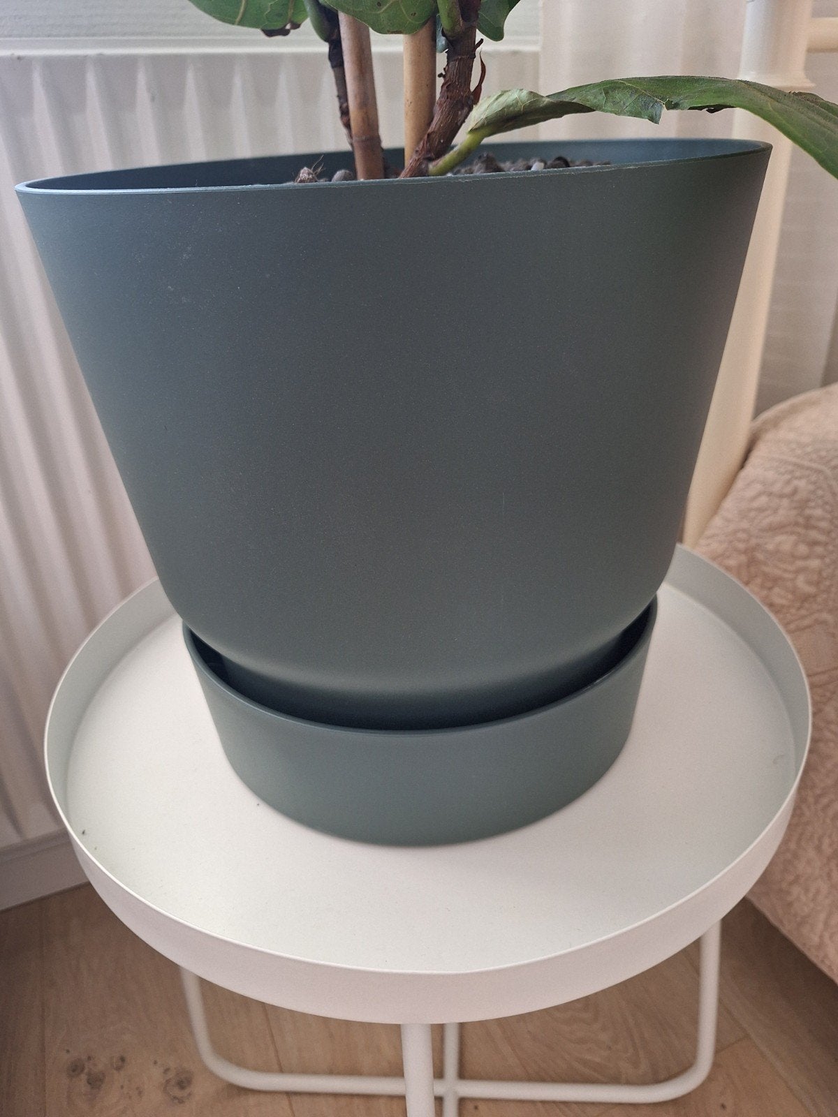 Elho Kunststof Bloempot Groen - Nieuw, 25 tot 40 cm, Kunststof, Rond, Ophalen of Verzenden