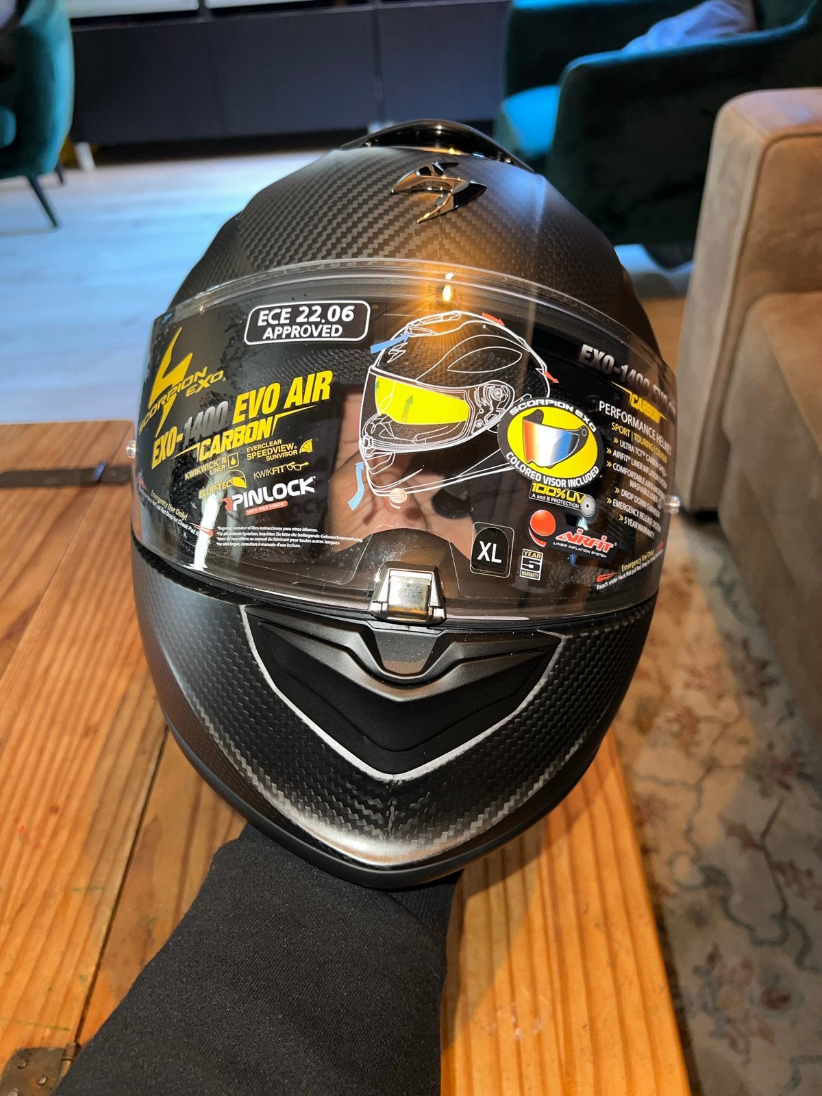 Scorpion EXO-1400 EVO Carbon Air | XL | Nieuw in doos, Heren, XL, Integraalhelm, Ophalen