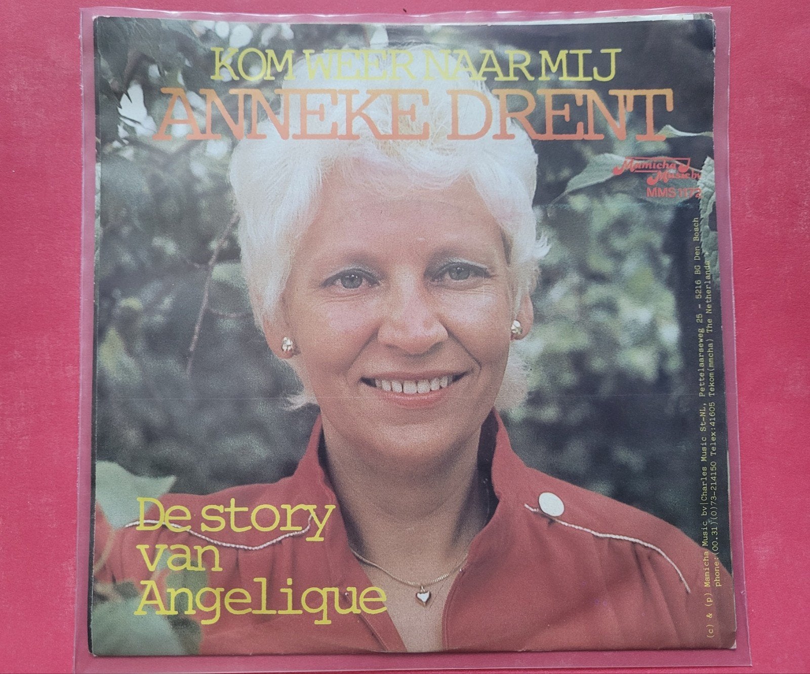 Anneke Drent - Kom weer naar mij - De story van Angelique, Ophalen, Zo goed als nieuw, Overige formaten, Levenslied of Smartlap