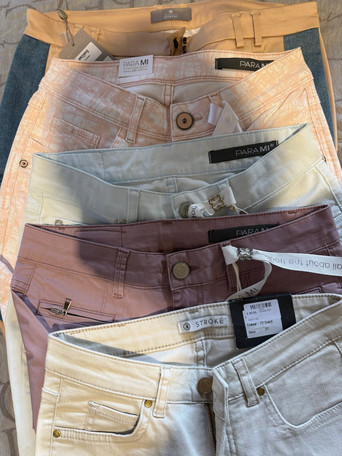 5 Broeken Maat 36 - ParaMi, Gustav, Stroke (Hele set), Kleding | Dames, Broeken en Pantalons, Overige kleuren, Verzenden, Nieuw