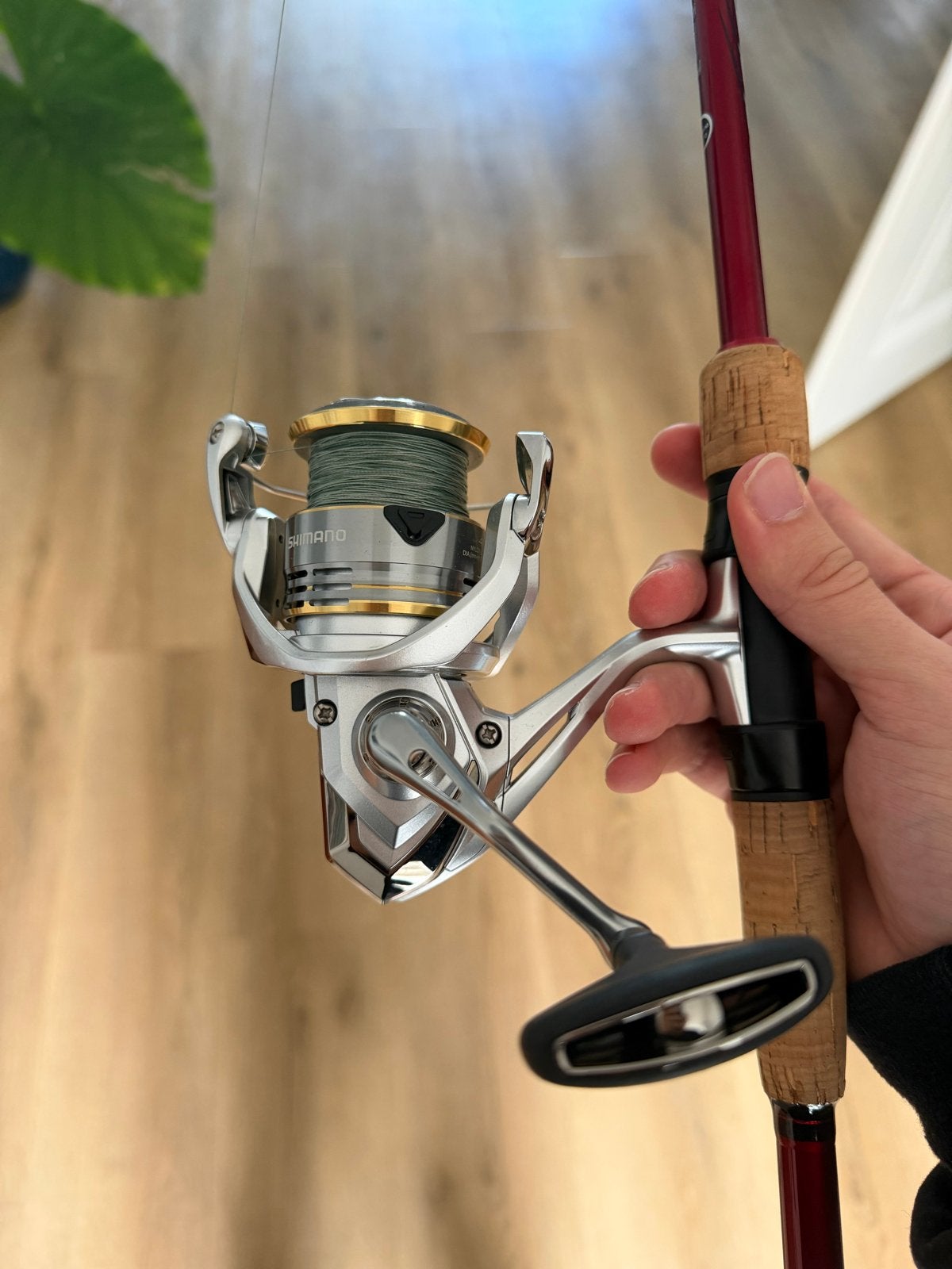 Shimano Sienna Werphengel met Molen - Zo goed als nieuw, Watersport en Boten, Ophalen, Zo goed als nieuw, Werphengel