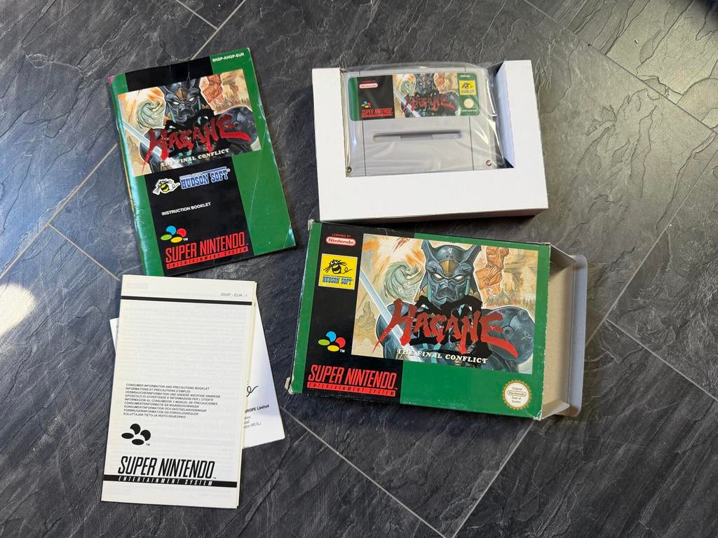 Hagane: The Final Conflict - SNES (Zeer Zeldzaam, CIB), 1 speler, Zo goed als nieuw, Vanaf 12 jaar, Ophalen