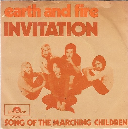 earth and fire ( j kaagman) - invitation (nlpop/1971), Cd's en Dvd's, 7 inch, Ophalen of Verzenden, Zo goed als nieuw, Pop