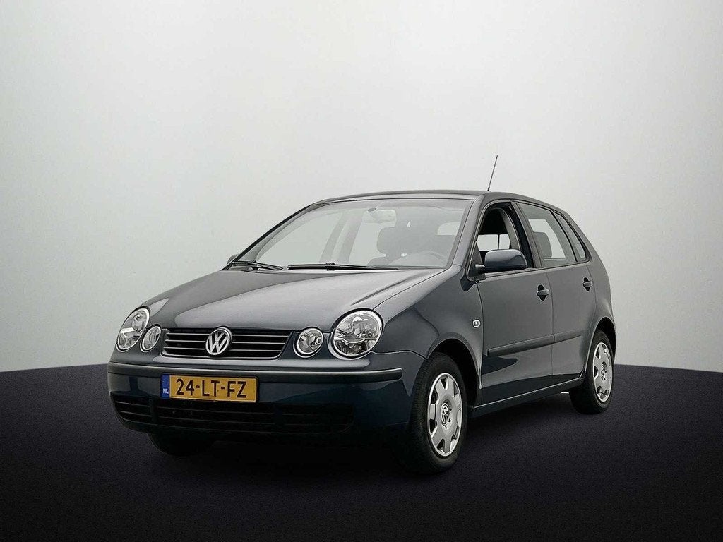 Volkswagen Polo 1.4-16V Comfortline 2003 | 24-LT-FZ, Auto's, Voorwielaandrijving, 15 km/l, 4 cilinders, Blauw