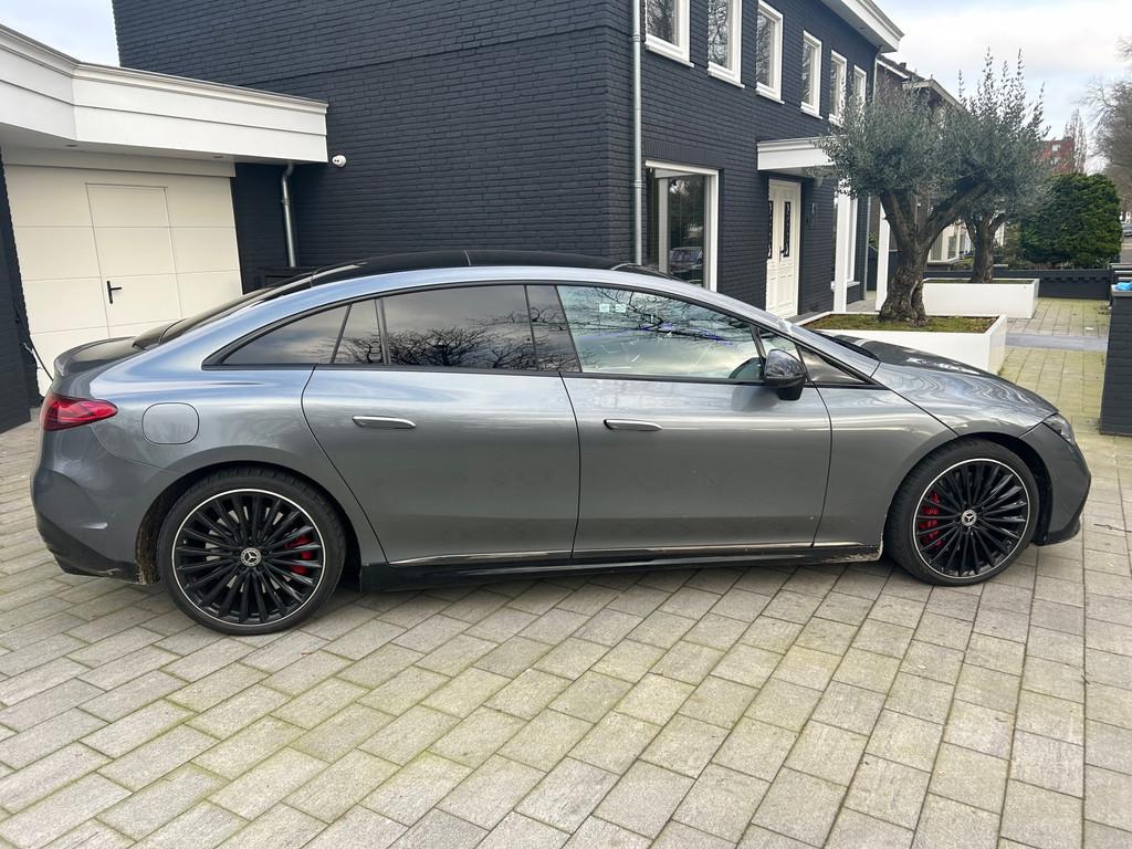 Mercedes-Benz EQE 350+ AMG Line 91 kWh, Auto's, Mercedes-Benz, Automaat, Achterwielaandrijving, Gebruikt, 662 km