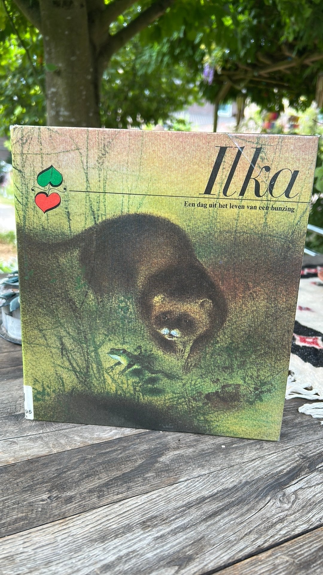 Vintage natuurprentenboek Ilka een dag uit het leven bunzing, Ophalen of Verzenden, Gelezen, Prentenboek