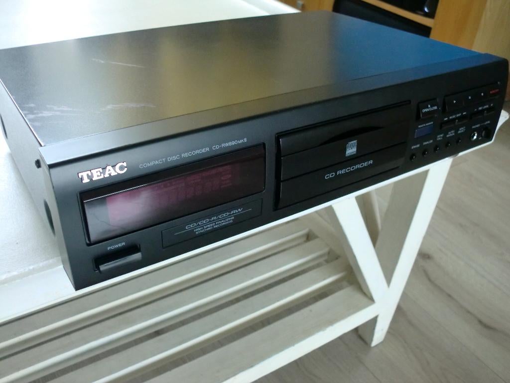 TEAC CD-RW890mkII CD-RW Player/Recorder getest werkt goed., Ophalen of Verzenden, Refurbished, Overige merken